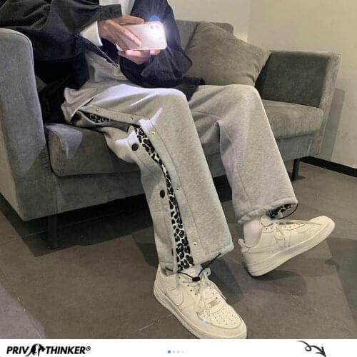 Mens Sports Pants Graphic Printed Trousers Casual Oversize Streetwear Pants Man Warm Thickened Pants 2020 Winter