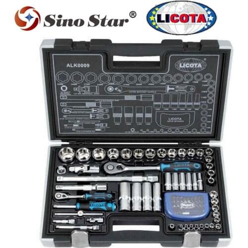 Repair tool set LICOTA 85 PCS 1/4 " & 3/8 "&1/2 "DR. socket set, micro finished ALK-0009