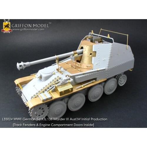 Griffon L35024 1/35 Marder III Ausf.M Initial Detail Parts For Dargon 6464