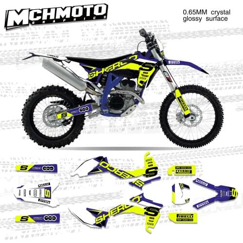 MCHMFG Decal for Sherco SE SEF SER 125 250 300 450 2017 2018 2019 2020 Motorcycle Fairing Sticker Kit