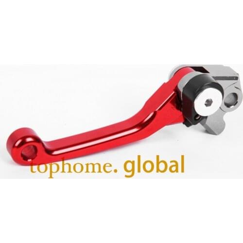 New Motorcycle Top Quality CNC Aluminum Pivot Dirt Bike Brake levers Red Colour For Honda CRF450R 2004-2006 2005