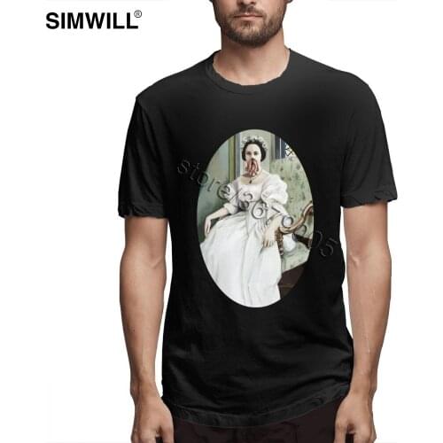 2019 New Arrival Casual Tshirt Lady Cthulhu Mens 80S Vintage Tee Shirts Party Bespoke Tee Short Sleeved Cotton O-neck T-Shirts