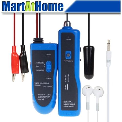 Underground Wire Locator Cable Finder with Earphone for Invisible Fence, Electrical Pet Safe System, Electrical Wires