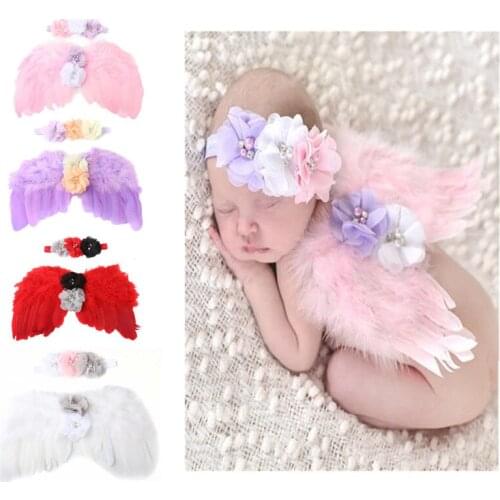 Newborn Photography Props Baby Newborn Photography Costume Cute Wings Angle Props Accessoire Photographie Baby