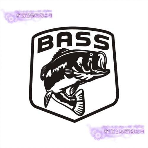 Fishing Sticker Car Bass Fish Decal Angling Hooks Tackle Shop Posters Vinyl Wall Decals Hunter Decor Mural Sticker