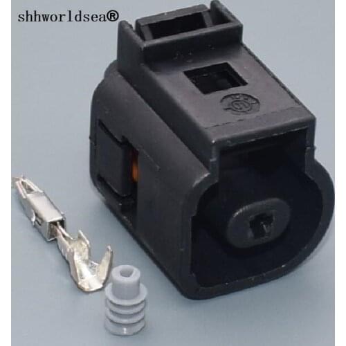 Shhworldsea 1 pin 1.5mm for Audi VW Jetta Golf GTI Passat Sko Oil Auto Sensor Waterproof Plug Connector 1J0 973 701 1J0973701
