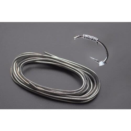 Tigofly 4 Sizes 2m Fly Tying Rib Soft Round Lead Wire Thread Line Nymph Body Weight Streamer Saltwater Fly Tying Materials