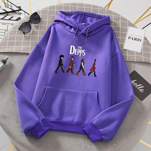 The Depps Printing Womens Hoodies Harajuku Oversize Hoodie Fashion Comfortable Sweatshirts Autumn Soft Warm Male Clothing Tops
