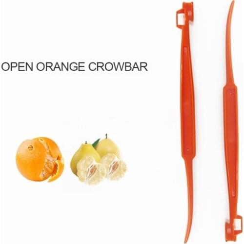 2Pcs Long Section Orange Peeler Plastic Citrus Orange Peelers Manual orange juice helper Grapefruit Opener Tool Kitchen Gadget