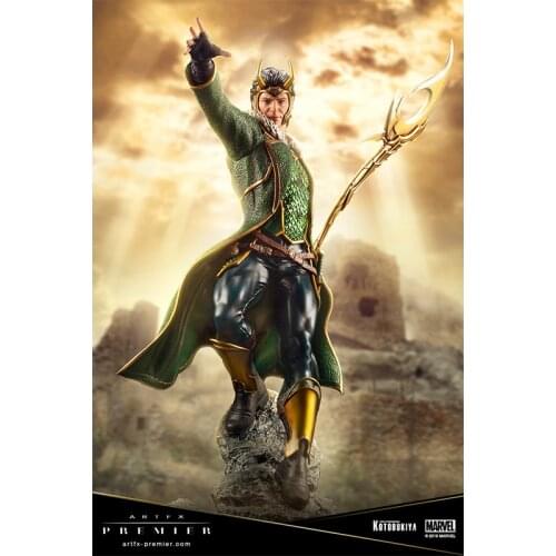 28cm Kotobukiya Marvel The Avengers Loki MK289 ARTFXPREMIER Action PVC Collection Model Toy Anime Figure Toys For Kids