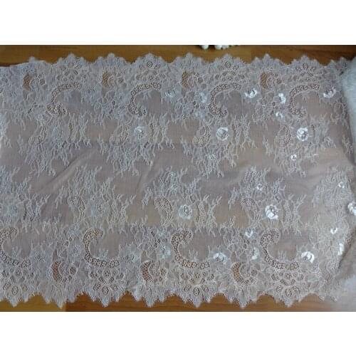 3 Yards Soft Bridal Lace Trim Chantilly Lace Trim Eyelash Lace Fabric For Wedding Dress,Clothes Accessories