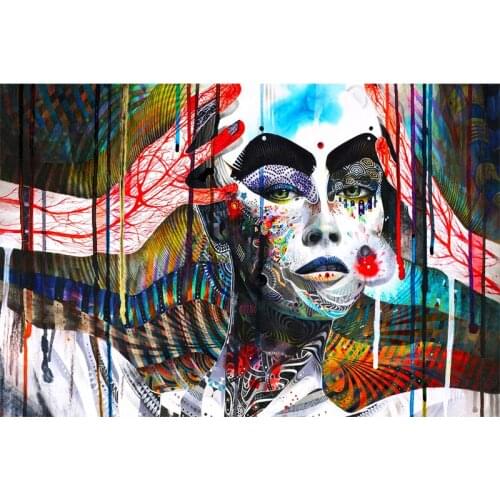 5D DIY Full Diamond Painting Cross Stitch Creative abstract painting Rhinestones Embroidery Home decor H120