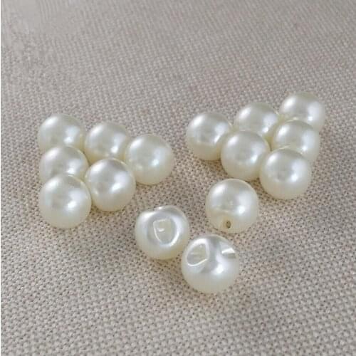 60Pcs/set 10mm Round Sewing Buttons Pearl Buttons for Clothing Sewing Accessories Women Baby Clothing Scrapbooking DIY Material