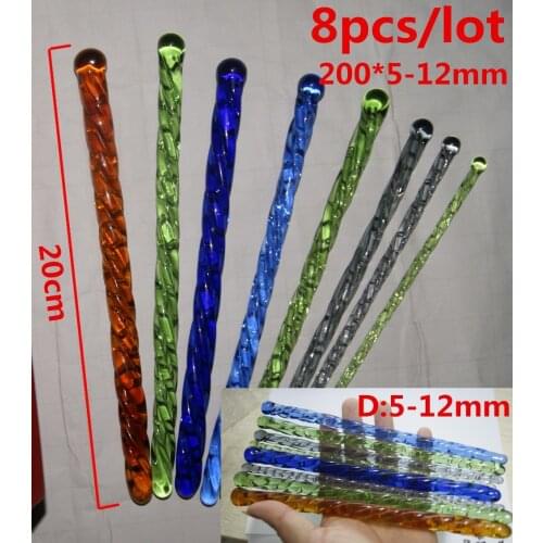 8pcs/lot multicolor Male Penis Urethral Dilator Stretching penis Plug Set Catheter&Sound stimulating urethral sounding sex toys