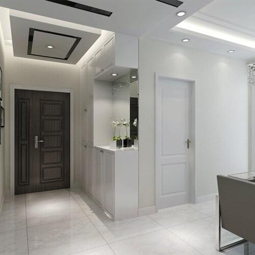 Beibehang Modern minimalist wallpaper straw linen plain nonwoven wallpaper living room TV backdrop wall bedroom Hotel wallpaper