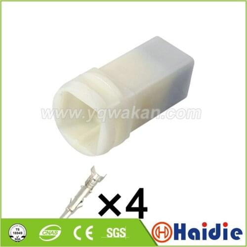 Free shipping 5sets 4pin auto wire electric houisng plug wiring harness cable male connector