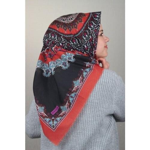 BONJELA PATTERNED COTON SCARF-DESEN-52-RENK-16