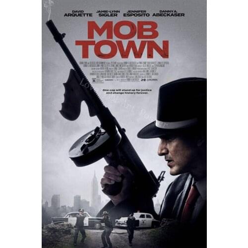 D1071 Mob Town Movie Classic Marvellous Silk Fabric Poster Art Decor Indoor Painting Gift