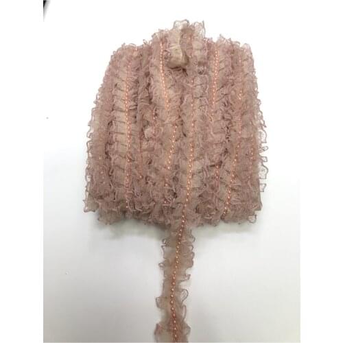 Pearl Ruched Ruffle 3-4 cm