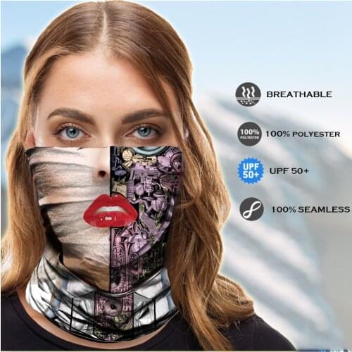 Women Balaclava Seamless Bandana Scarf Cycling Facemask Camping Hunting Neck Warmer Headband Snood Mask Mascarilla Headscarf Kid