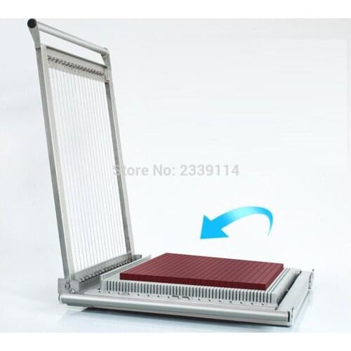 Stainless steel double arm chocolate ganache strings cutter, cutting arm can be changed