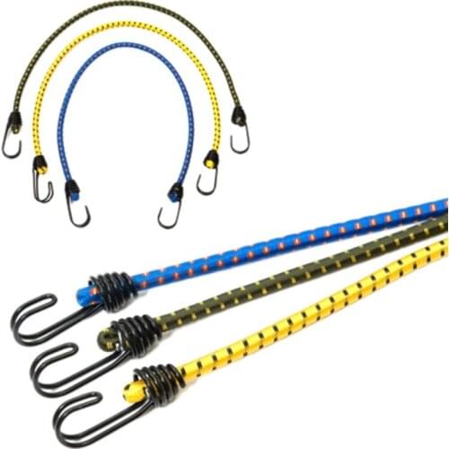 6pcs/set Bungee Cord Rubber Tied Rope With Hooks Outdoor Tent Assembly Camping Luggage Outdoor Accessories High Elasticity