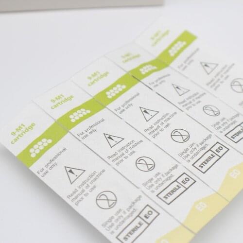 50pcs/box 9M1 Cartridge Needles Senior Non-toxic Plastic Tattoo Eyebrow lips Tattoo Needles For Permanent Makeup Machine