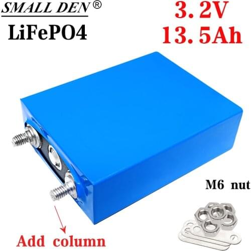 Lifepo4 3.2V 13.5Ah lithium iron phosphate rechargeable battery diy 12V 4S 24V 48V battery pack electric vehicle solar inverter