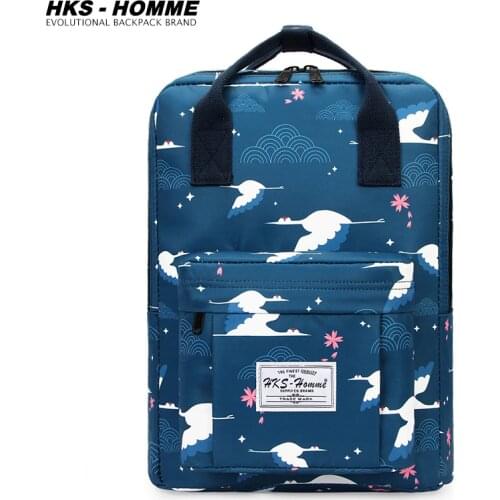 Fashion Backpack Canvas Women Backpack Anti-theft Shoulder Bag New School Bag For Teenager Girls School Backapck Female