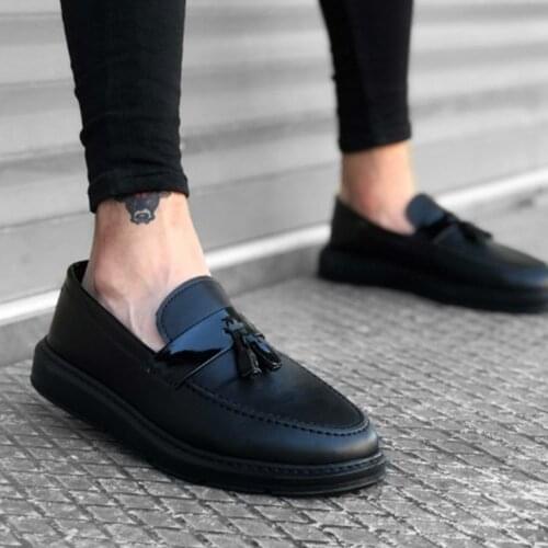 BA0005 Step-in High Base Classic Arched Tassels Corcik Men Shoes All Clothing Wearable Stylish Design Turkish