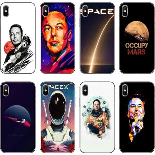 Soft Phone Case US Elon Musk SpaceX For Samsung Galaxy A71 A70 A60 A51 A50 A41 A40 A31 A30 A20E A21S A12 A10 A7 A5 A3