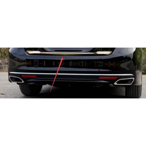 Tail Gate Cover Trim Strip For Honda Accord Sedan 2014 2015 2016 2017 9th Chrome Rear Trunk Styling Door Cover Molding Garnish