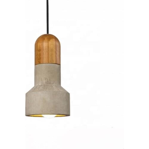 New Fancy Living Room Cylinder Antique Housing Ceiling Light Led Cement Modern Pendant Lamp kitchen chandelier