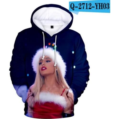 Personality Fashion Ariana Grande 3D Hoodies Sweatshirts Women Men Hoodies Ariana Grande Hoodies Boy/Girls Popular Design Hoody