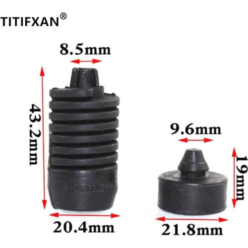 2PCS Auto Engine Cover Cushion Rubber Bands Pier Shock For Audi Q7 Q5 A6 A6L A4L