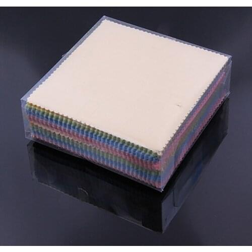 100 Pcs Glasses Clean Cloth Microfiber Cleaner Cleaning Cloth For Phone Screen Camera Lens Eye Glasses Sunglasses LCD Screen