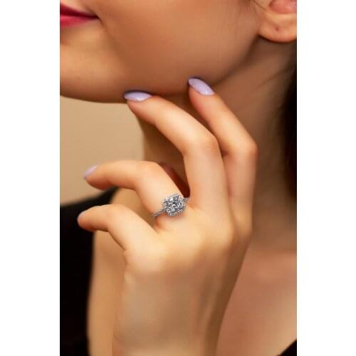 Round Baguette Stone Diamond Model Silver Ring elegant stylish flashy off) cz Diamond and useful