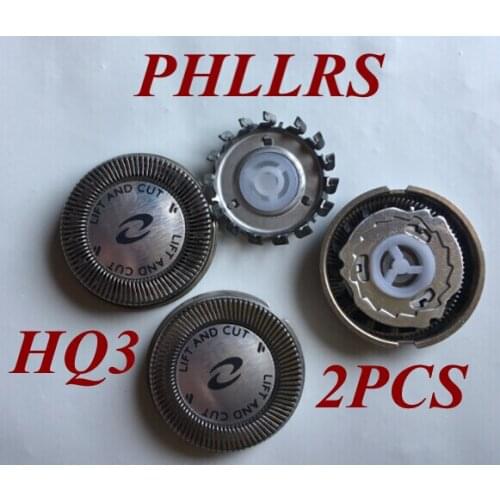 2PCS HQ3 replace head razor blade for philips hq4 hq55 hq56 electric shaver HQ3865 HQ3870 HQ442 HQ443 HQ444 HQ481 HQ482 HQ483