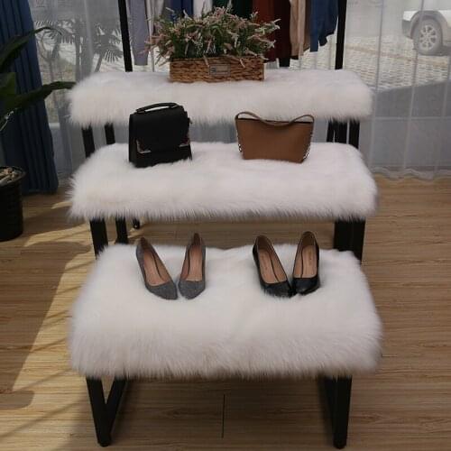 Super Soft Faux Fur Sheepskin Area Carpet Children Play Girls Luxury Modern Room Dorm Nursery Bathroom Floor Mat Home Decor Rugs