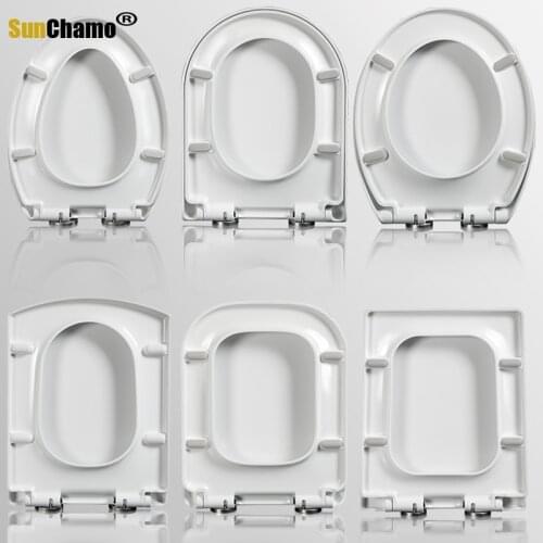 PP Material Thickened Toilet Seat Cover Household Universal Cover Board Accessories Toilet Lid Cover Las Tapa Del Toilet