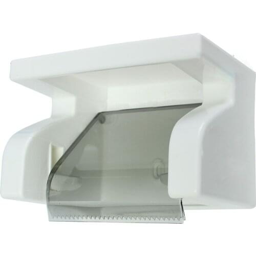 Top quality Waterproof Toilet Paper Holder Tissue Roll Stand Box with Shelf Rack Bathroom
