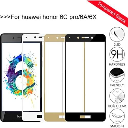 Protective Glass For Huawei Honor 6c Pro 6a 6x 6 C X A C6 X6 A6 Tempered Glas Screen Protector On Honor6c Honor6x HD Cover Film