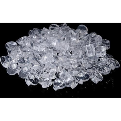 100Pc Glass Screen Panel Clips Home Cabinet Window Glass Table Retainers Plastic Fixing Protective Stoppers Furniture Bumper Kit