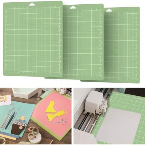 Green Square-grid Non-slip Cutting Mat Pvc 12x12inch Cutting Mat Diy Knife Engraving Leather Cutting Board Art Scrapbooking Mat