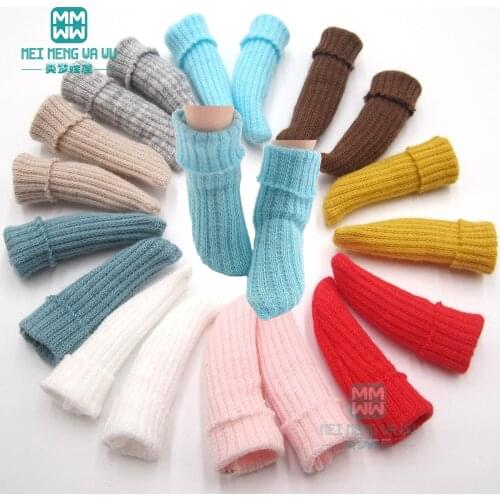 1/6 blyth Azone doll clothes Accessories fashion candy socks pink, red, blue, khaki