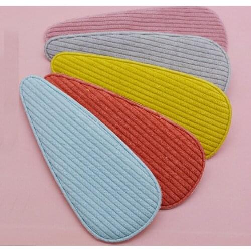 10pcs/lot Big size13.5*5.5cm felt BB Hair Clip Cover Padded Appliques without clip for DIY handmade Hair clip Accessories
