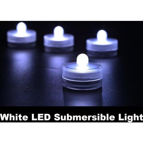 10 pcs LED Submersible Waterproof Floralyte Candle Tea Light For Wedding Party Events Holidays Decoration