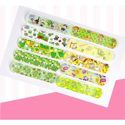 120PCs Waterproof Breathable Cartoon Band Aid Hemostasis Adhesive Bandages