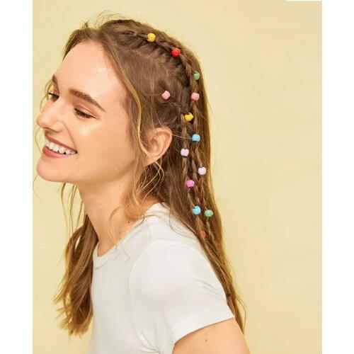 20 Pcs Children Cute Colorful Cartoon Flower Hair Claws Baby Girls Lovely Sweet Small Claw Clamp Women Kid Hair Accessories
