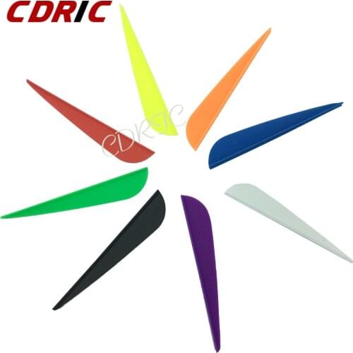 50pcs 3-inch Water Droplets TPU Plastic Feather. DIY Feather Arrow Archery Custom. for glass fiber.Carbon Customized arrow